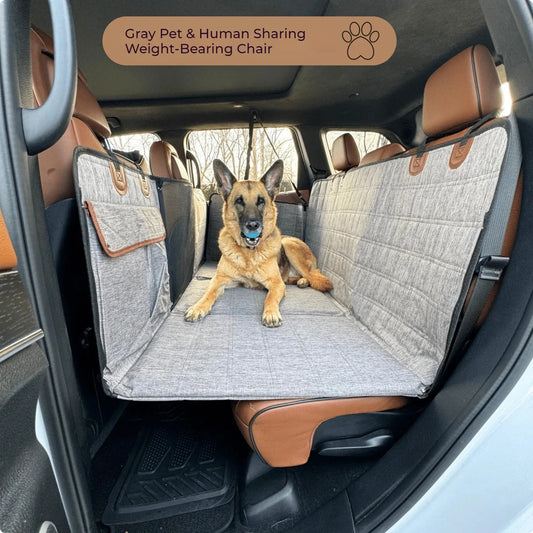 Car Back Seat Cover Large Dog Travel Protective Cover for Cars Truck SUV Waterproof Pet Extended Protection Mat Bearing 130Kg