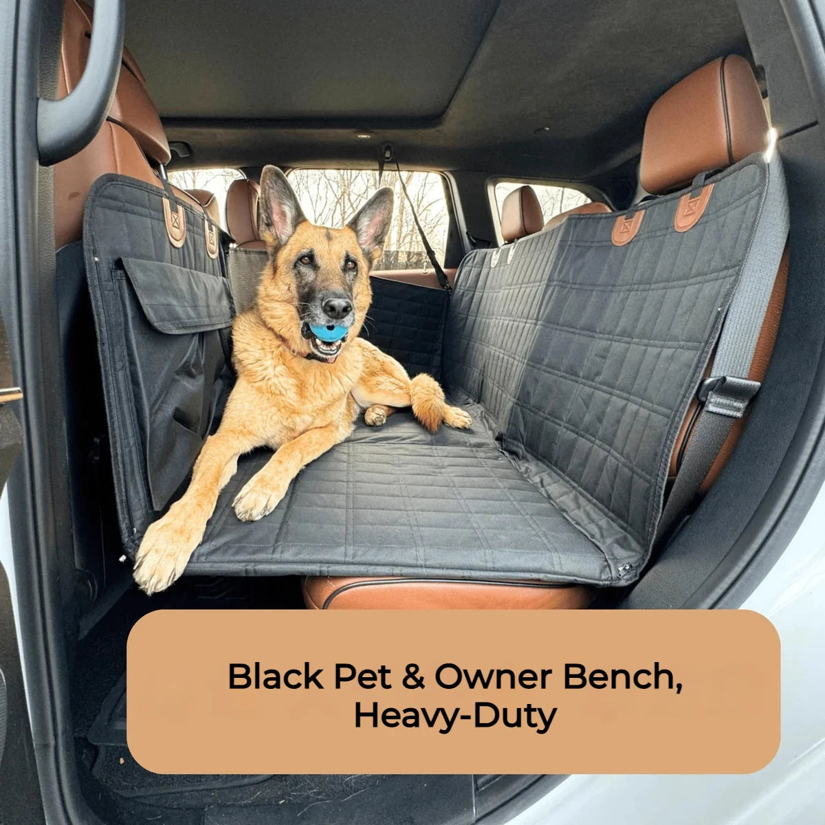 Car Back Seat Cover Large Dog Travel Protective Cover for Cars Truck SUV Waterproof Pet Extended Protection Mat Bearing 130Kg